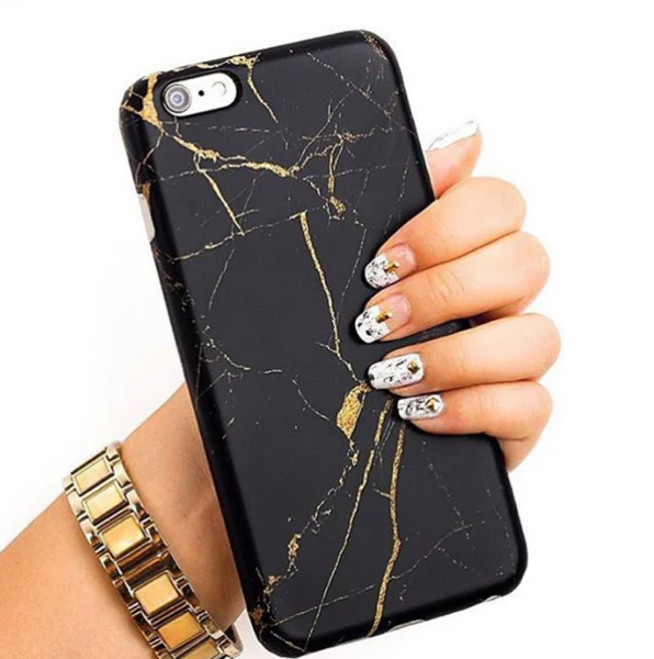Black & Gold Marble iPhone Case - Image 33