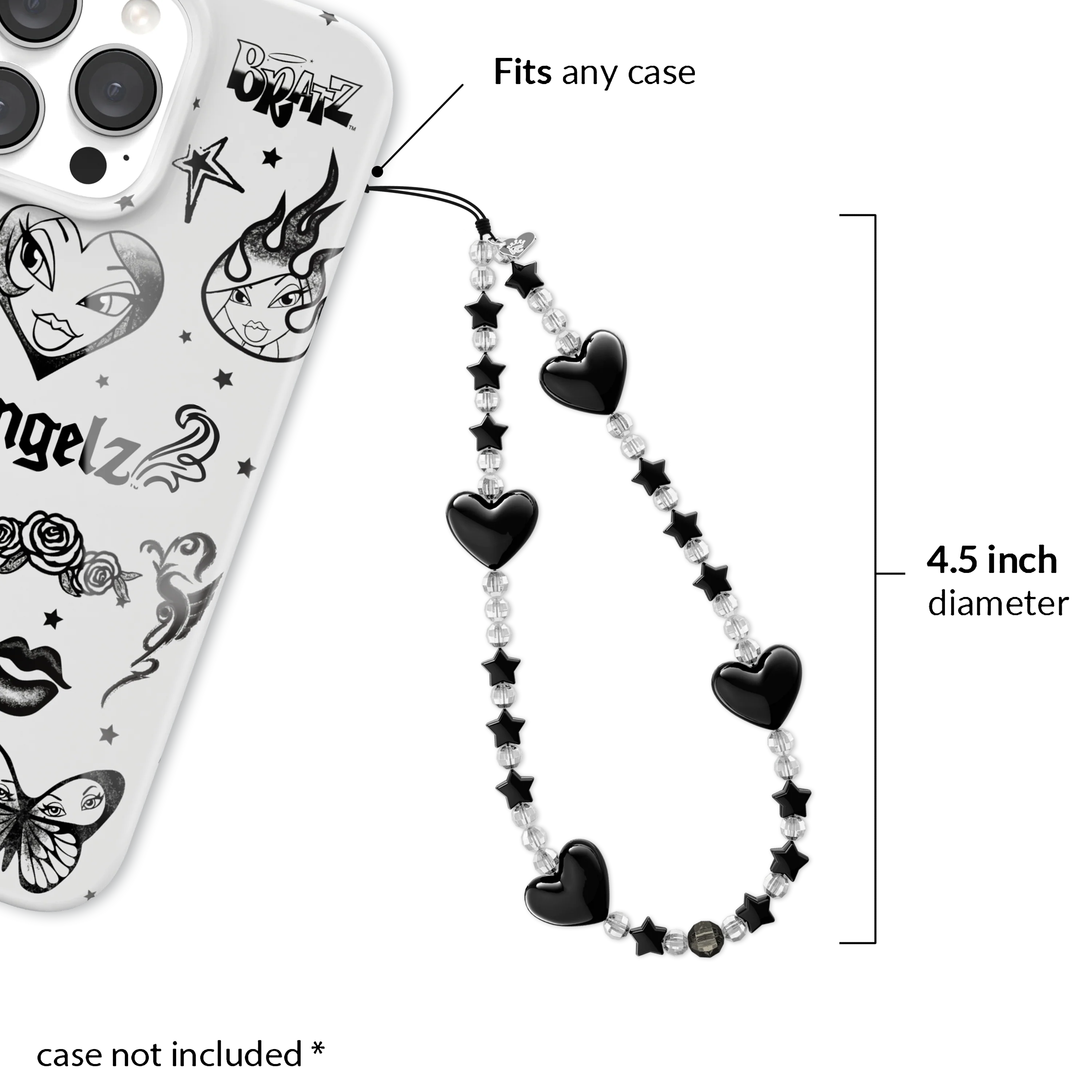 Gothic Star Phone Charm - Image 3