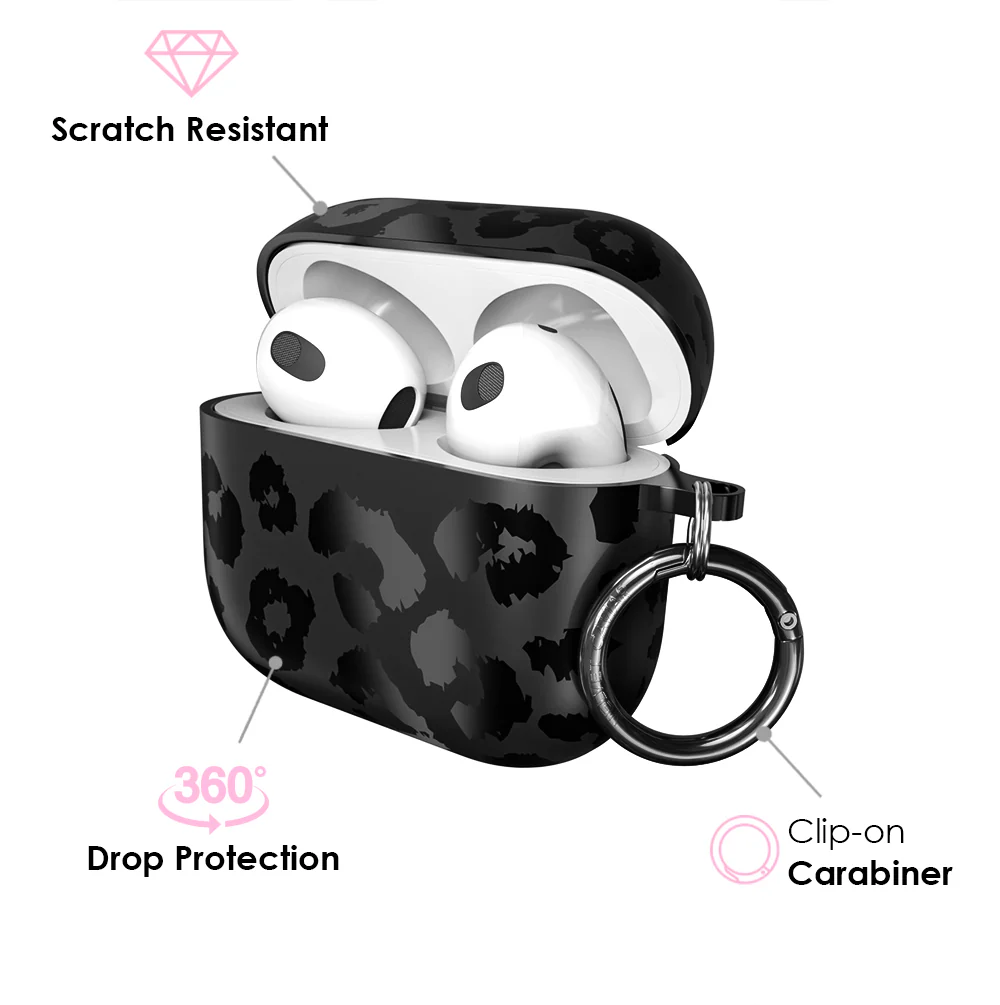 Black Leopard AirPod Case - Image 10