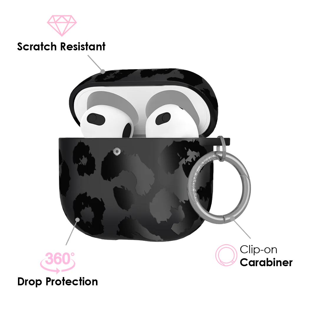 Black Leopard AirPod Case - Image 14