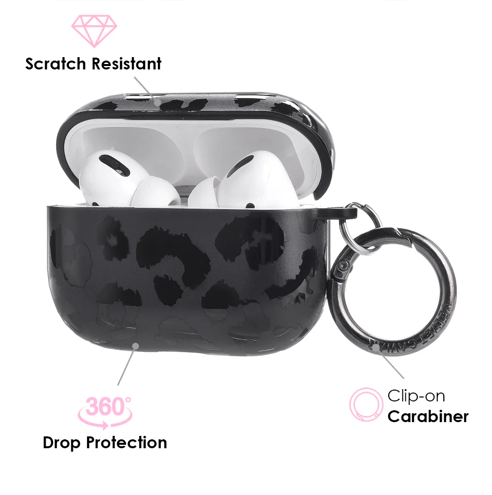 Black Leopard AirPod Case - Image 6