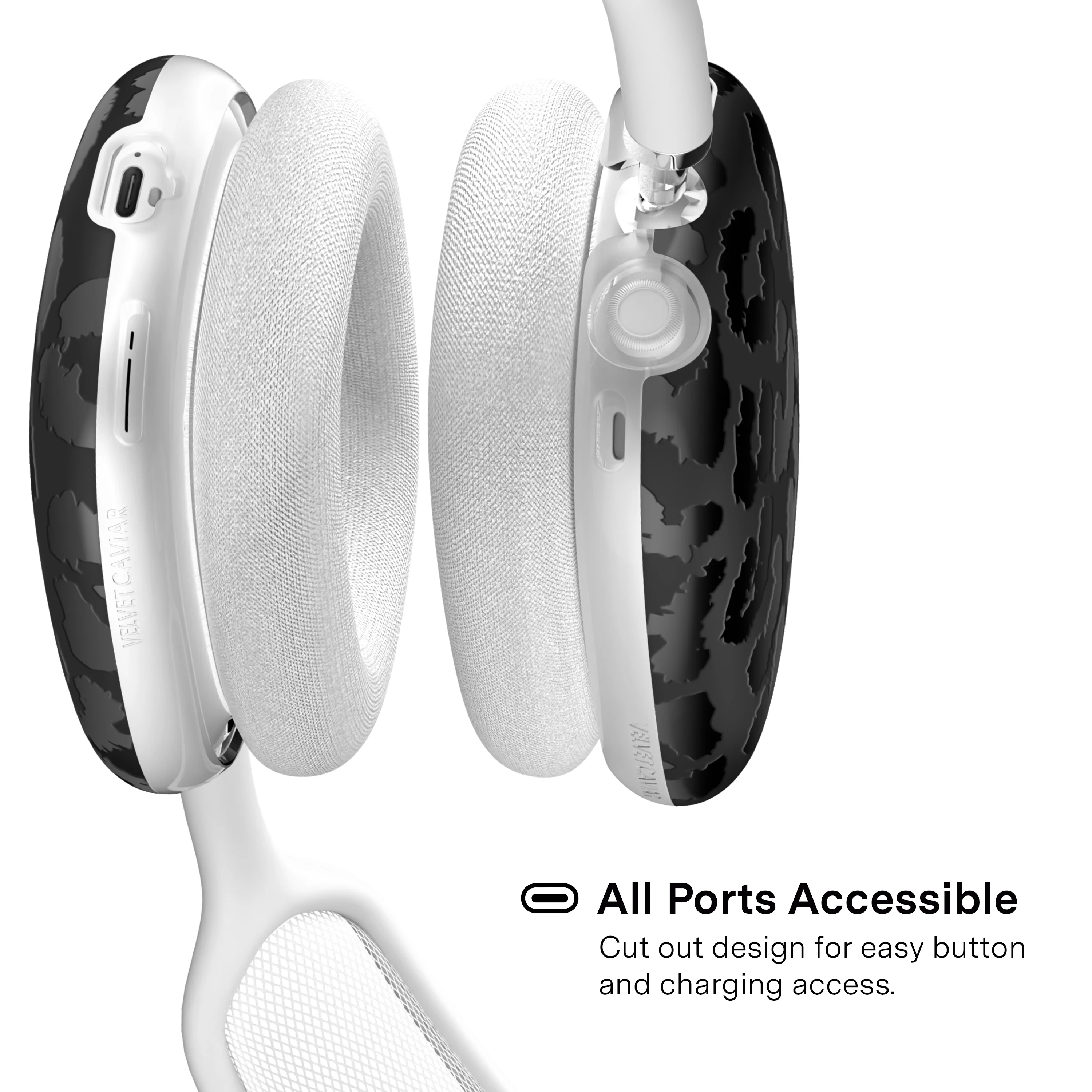 Black Leopard AirPod Max Case - Image 4