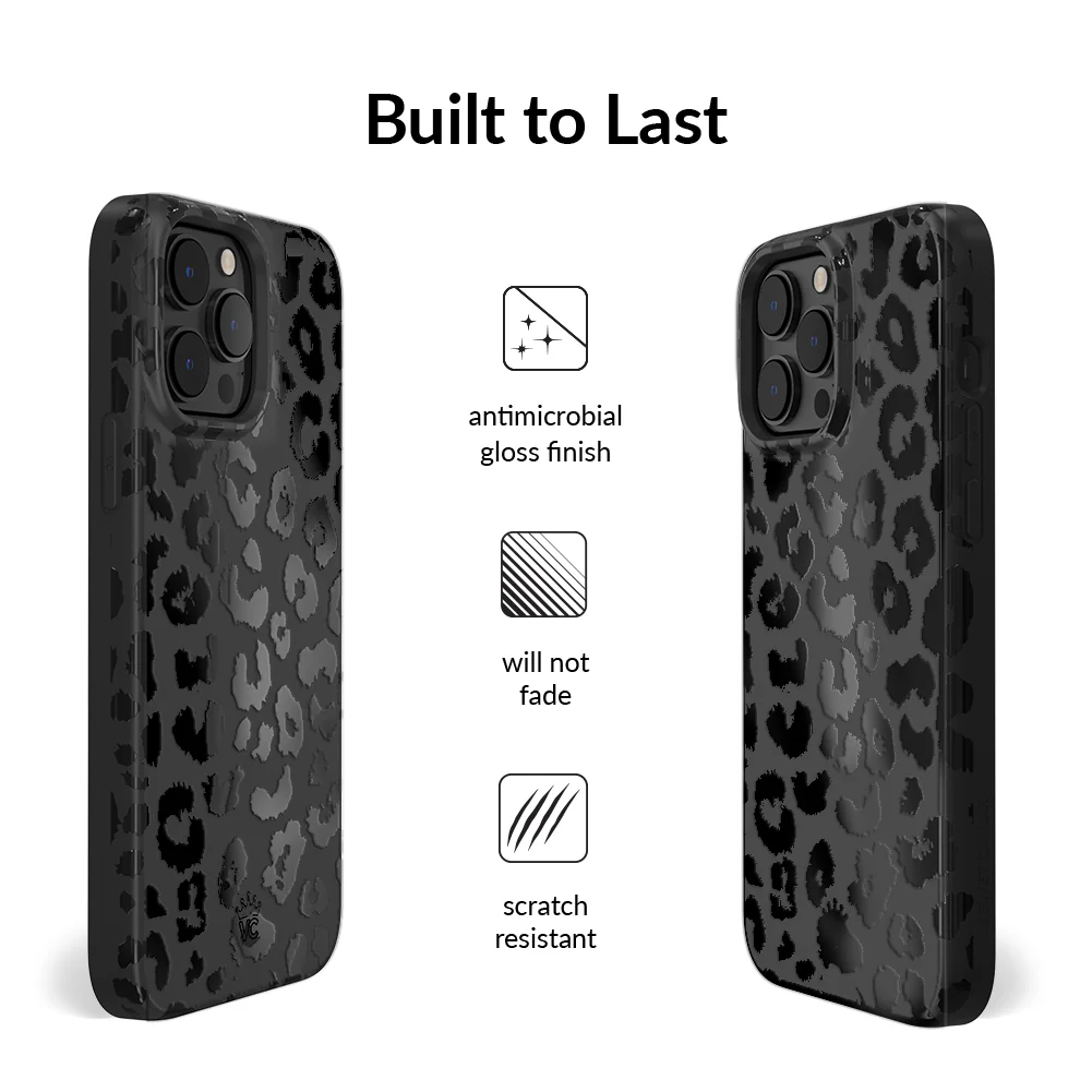 Black Leopard iPhone Case - Image 100