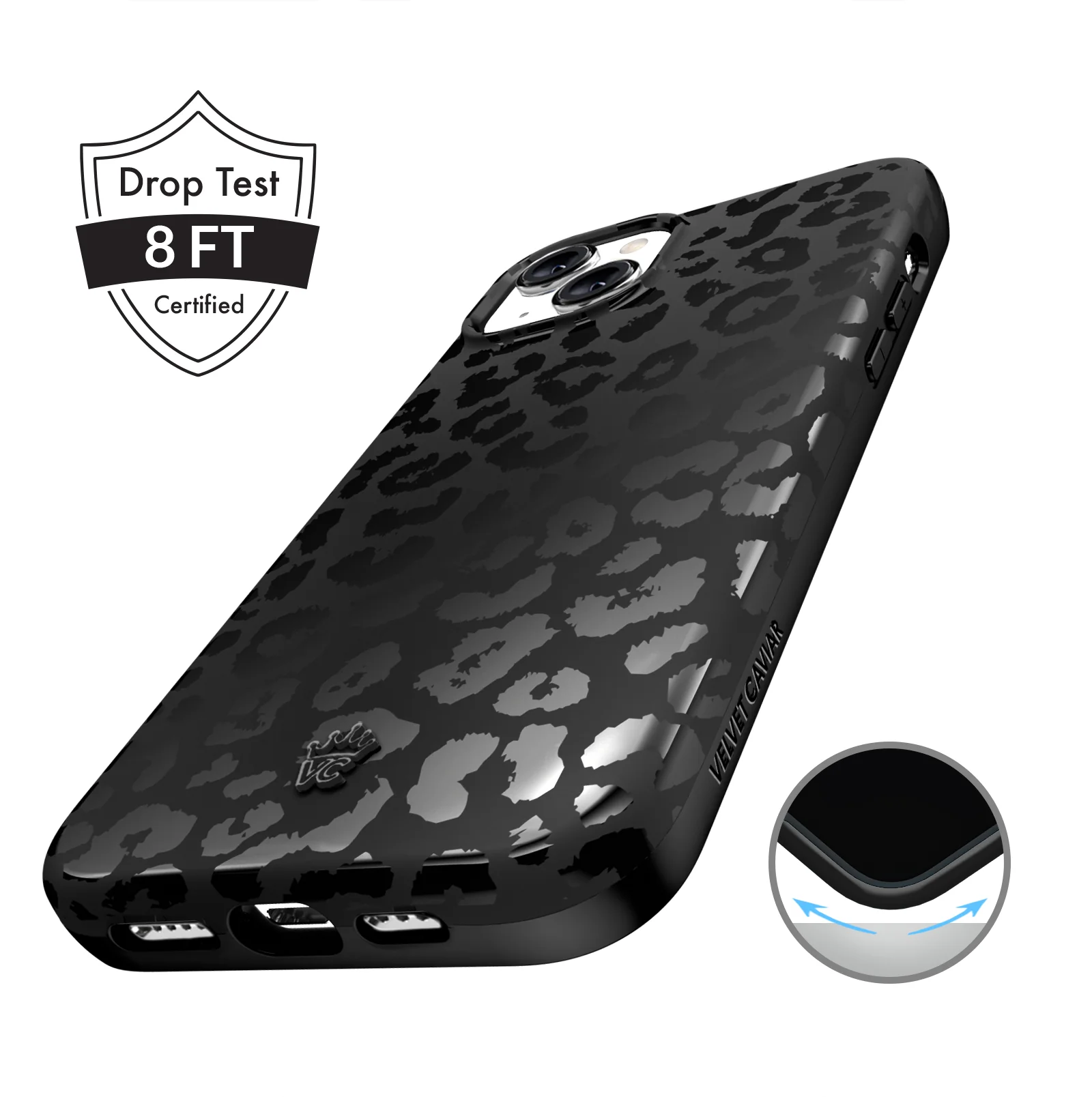 Black Leopard iPhone Case - Image 110