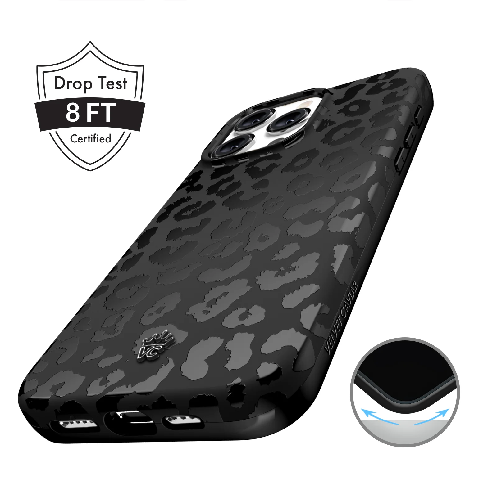 Black Leopard iPhone Case - Image 115