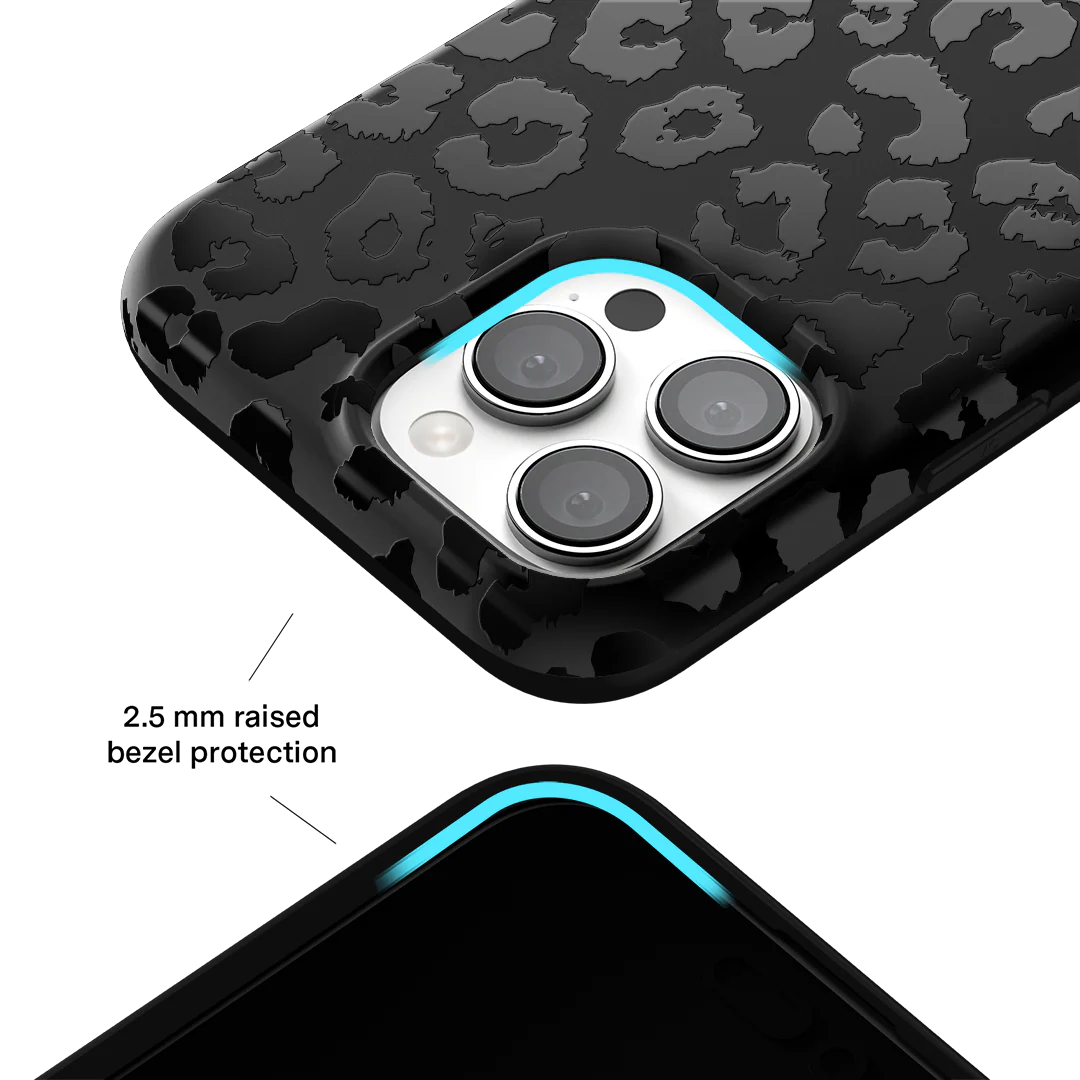 Black Leopard iPhone Case - Image 133