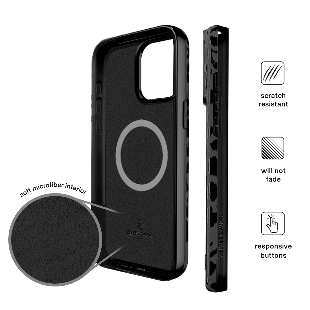 Black Leopard iPhone Case - Image 136