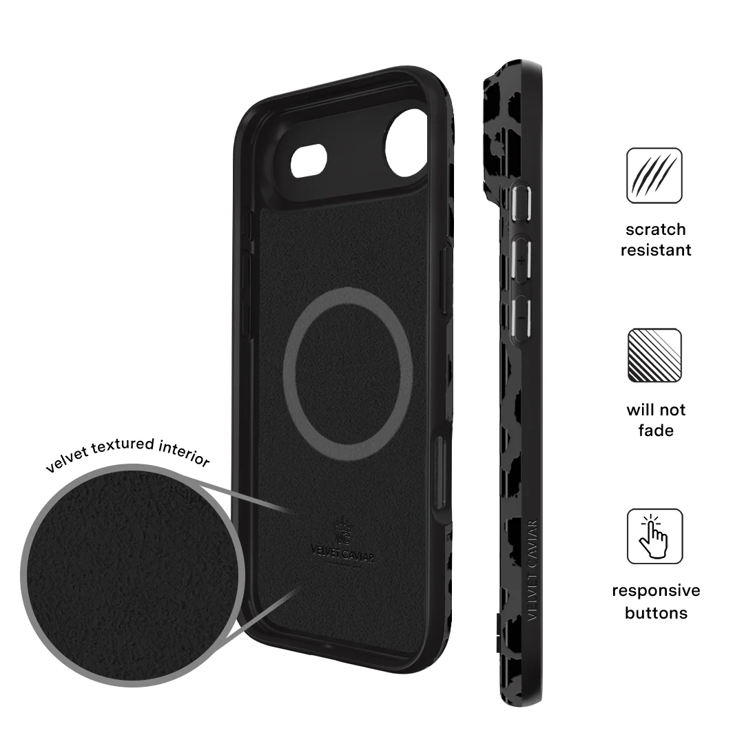 Black Leopard iPhone Case - Image 146