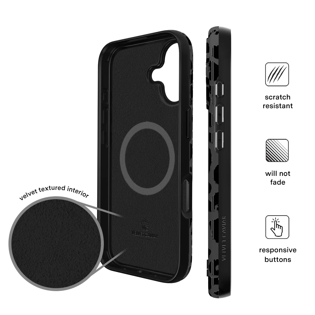 Black Leopard iPhone Case - Image 150