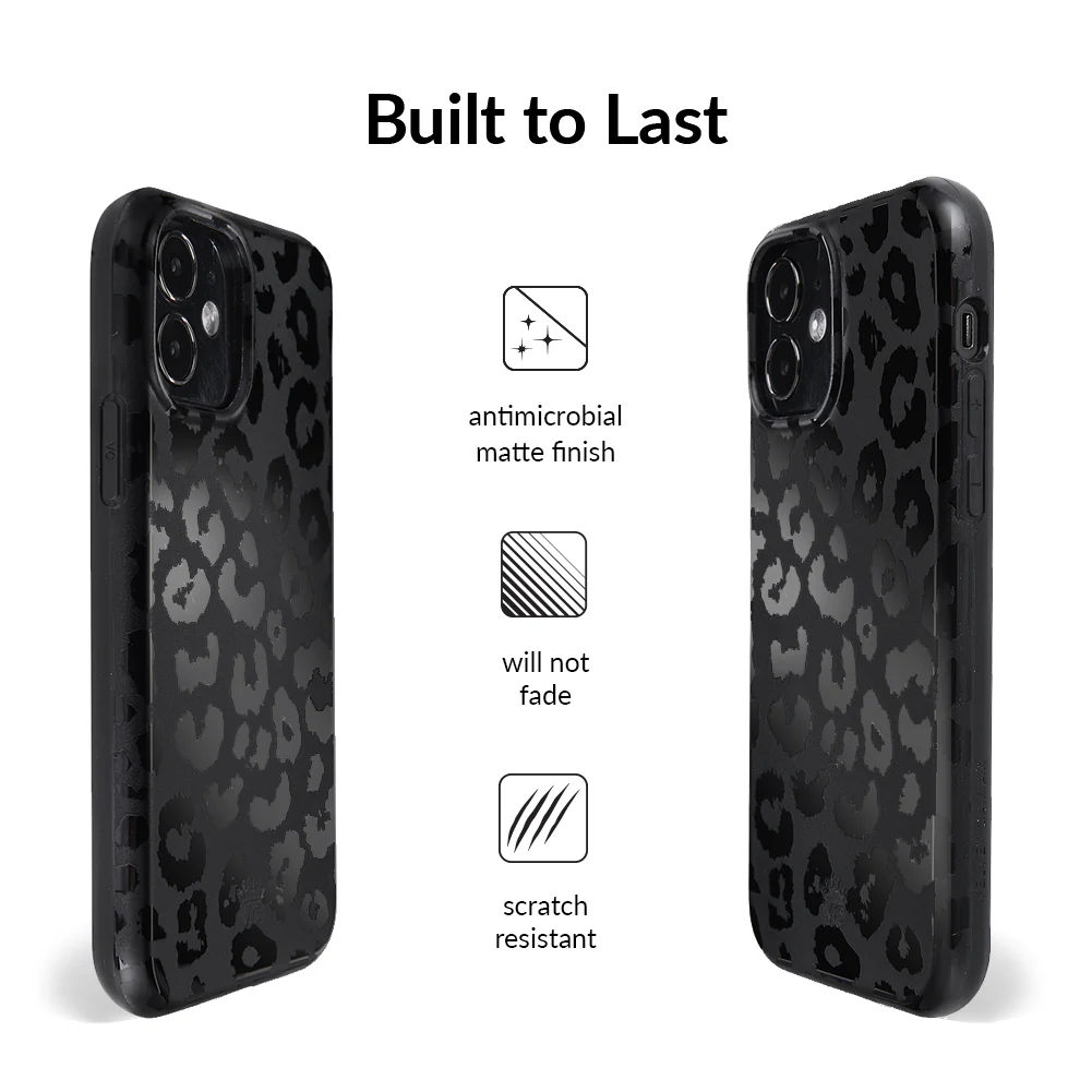 Black Leopard iPhone Case - Image 44