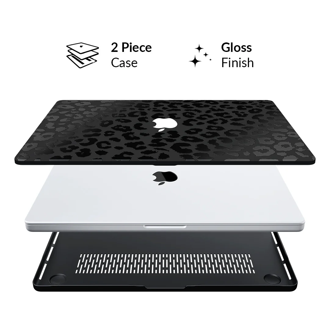 Black Leopard MacBook Case - Image 14