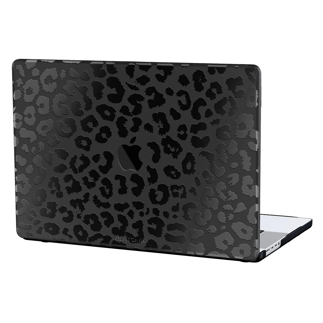 Black Leopard MacBook Case - Image 31