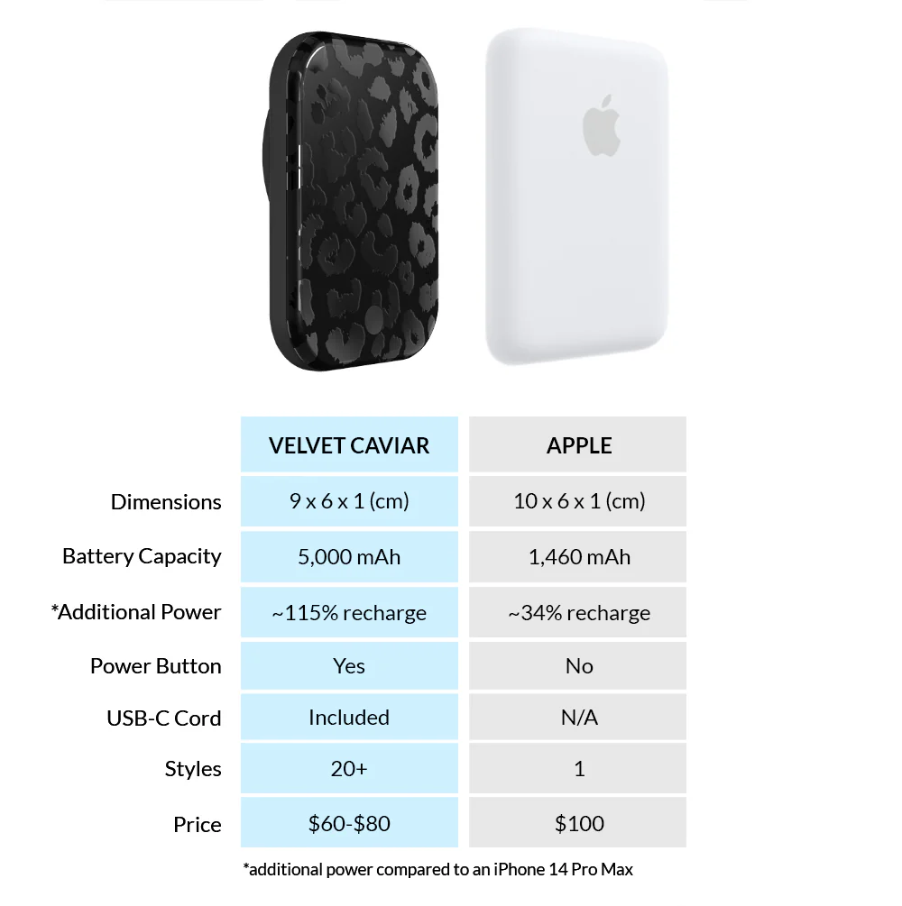 Black Leopard MagSafe Battery Power Pack - Image 7