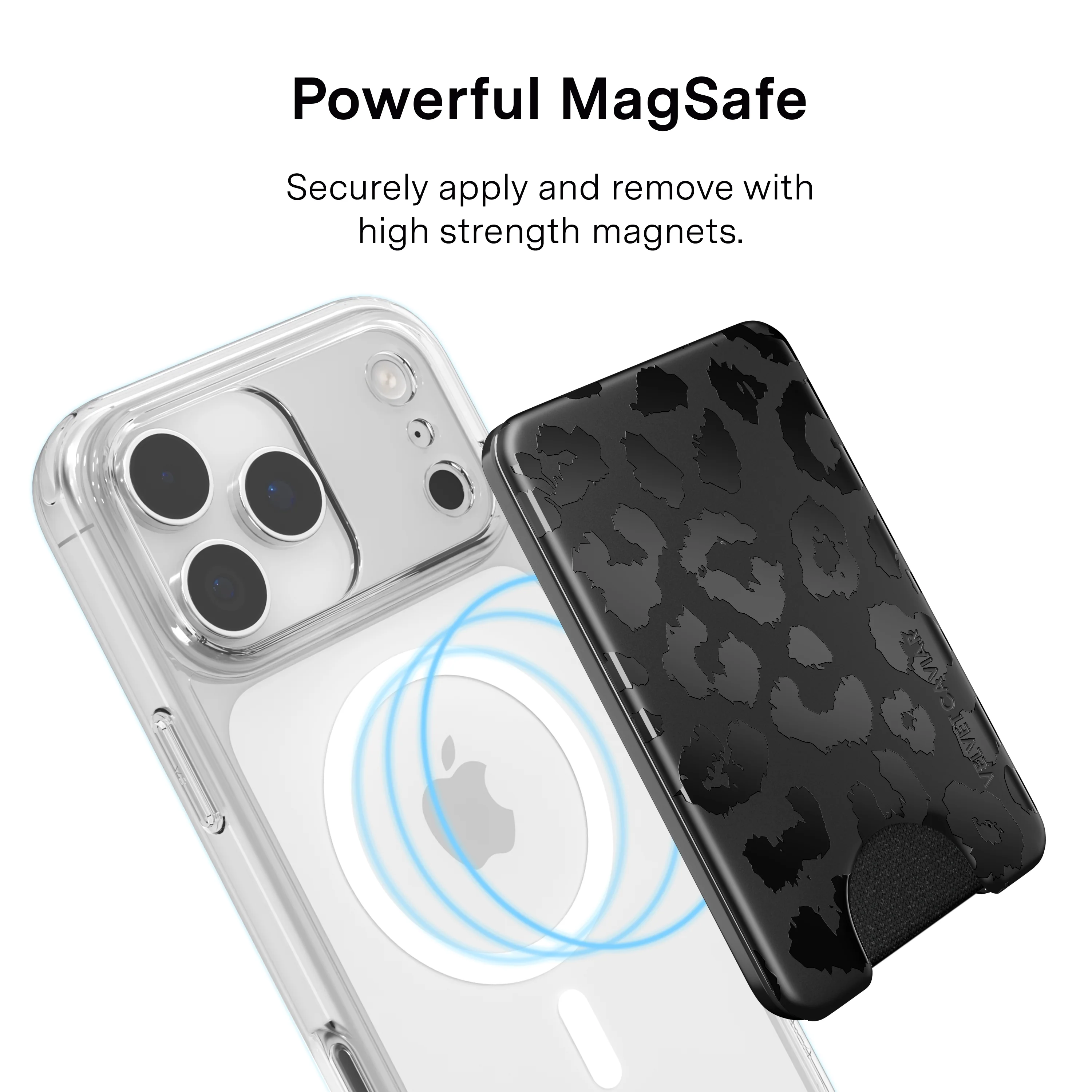 Black Leopard MagSafe Wallet - Image 3