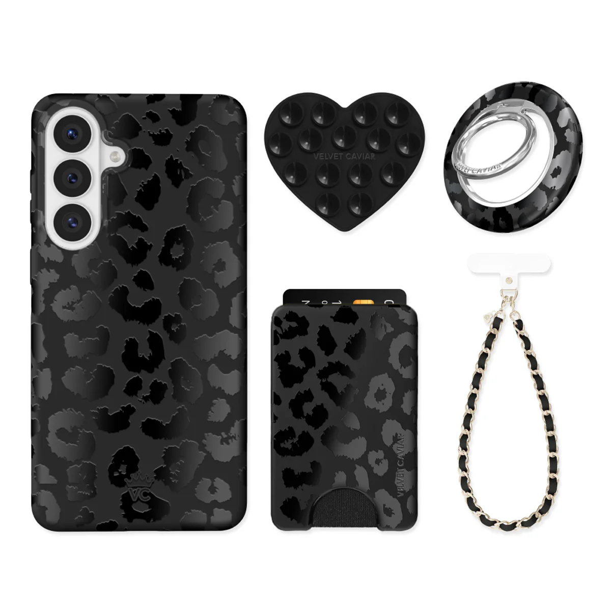 Black Leopard Samsung Bundle Set - Image 2