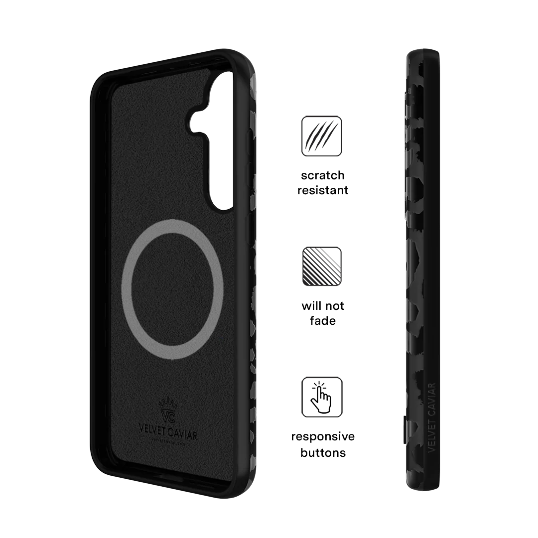 Black Leopard Samsung Case - Image 110
