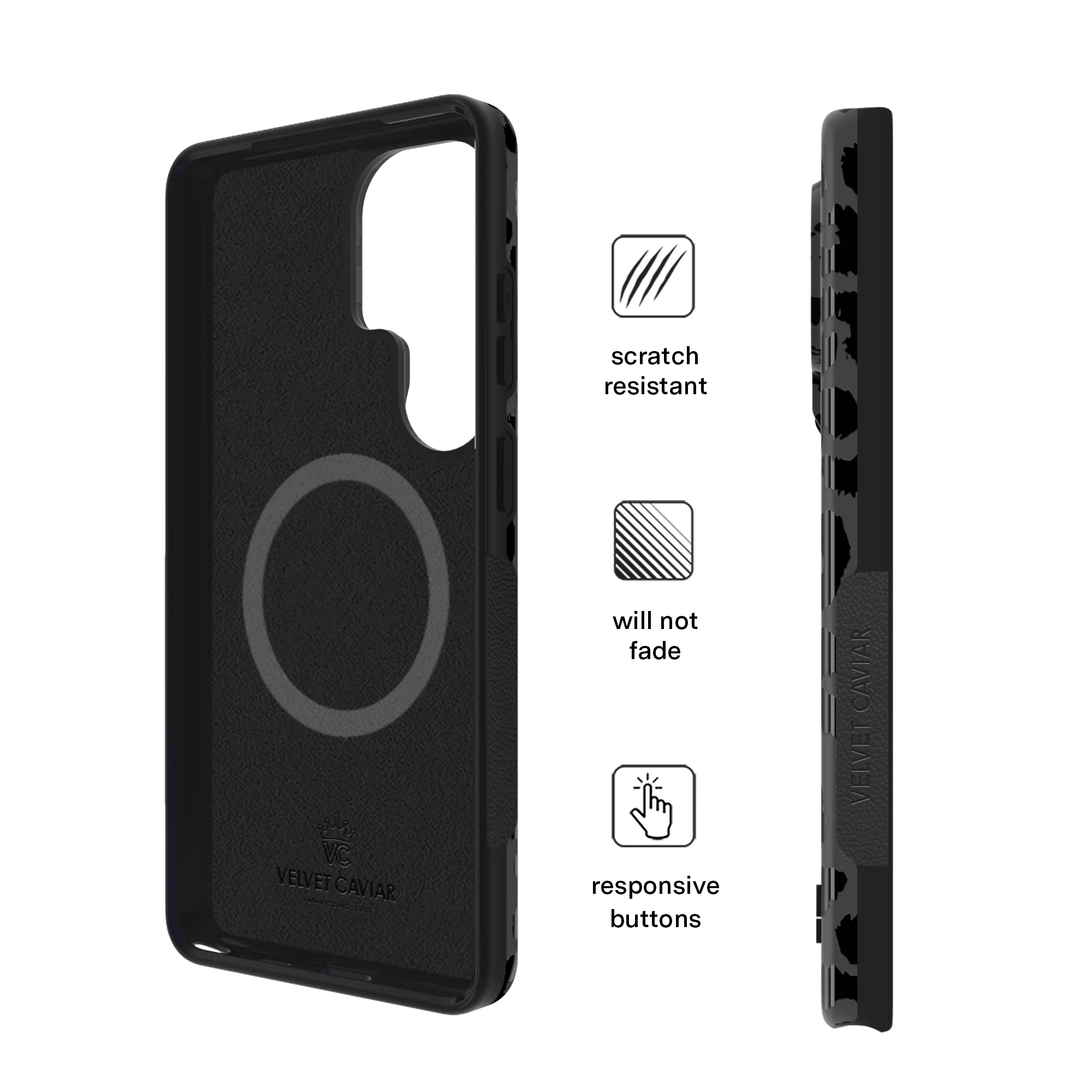 Black Leopard Samsung Case - Image 120