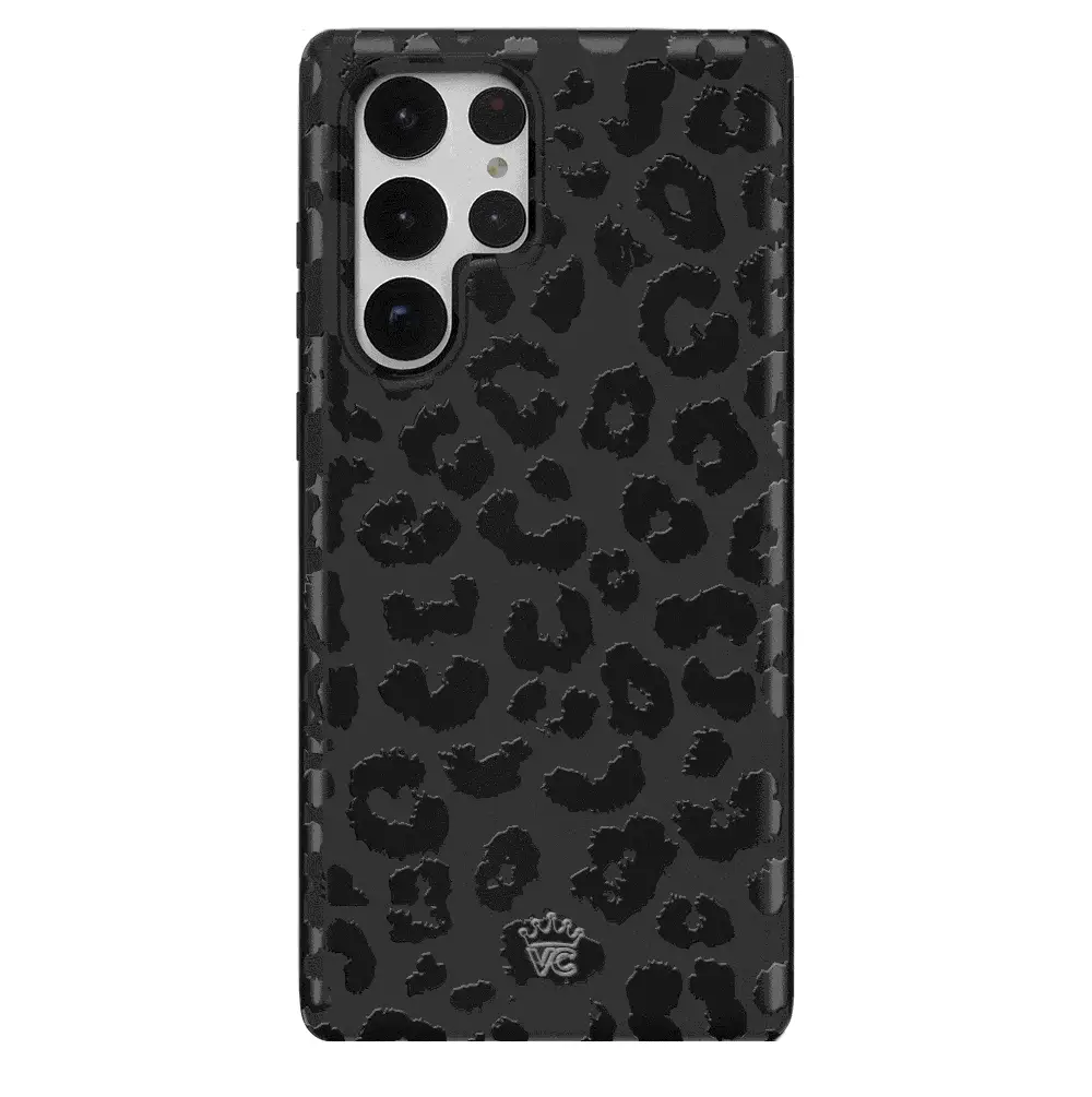 Black Leopard Samsung Case - Image 87