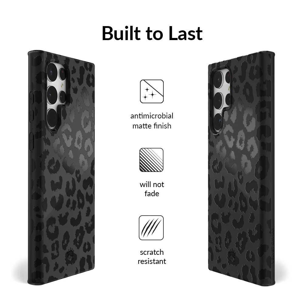 Black Leopard Samsung Case - Image 90