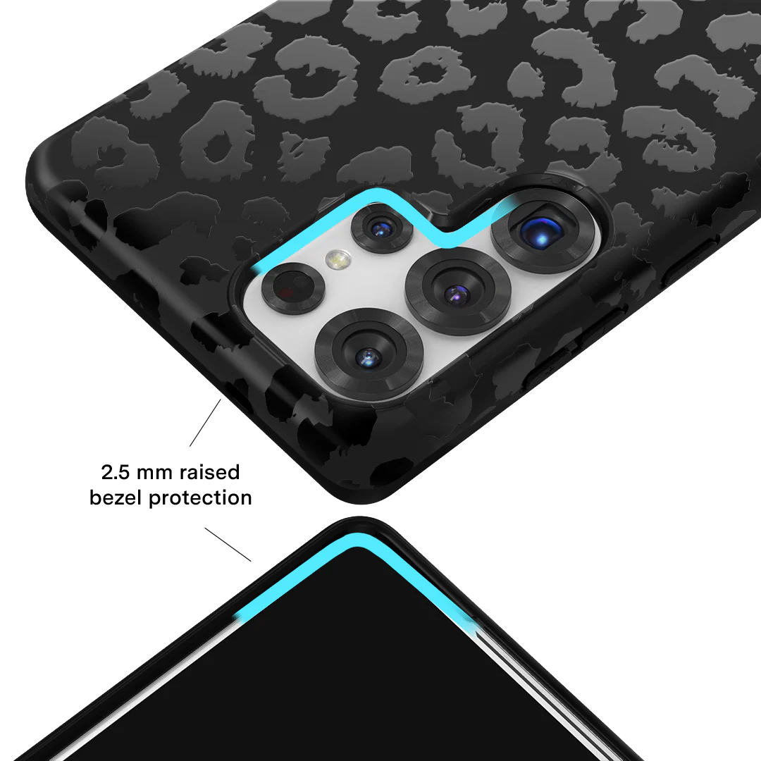 Black Leopard Samsung Case - Image 95