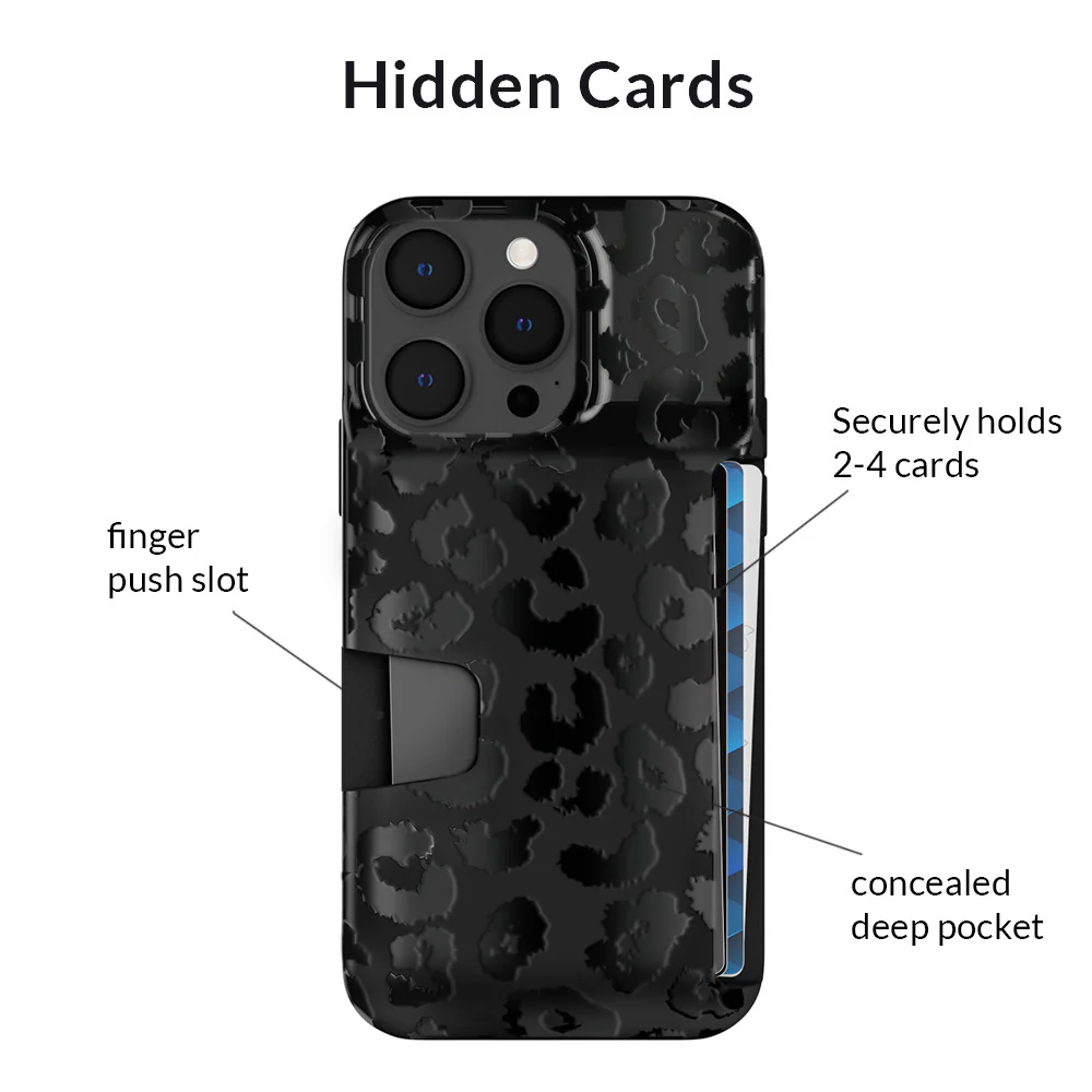 Black Leopard iPhone Wallet Case - Image 108