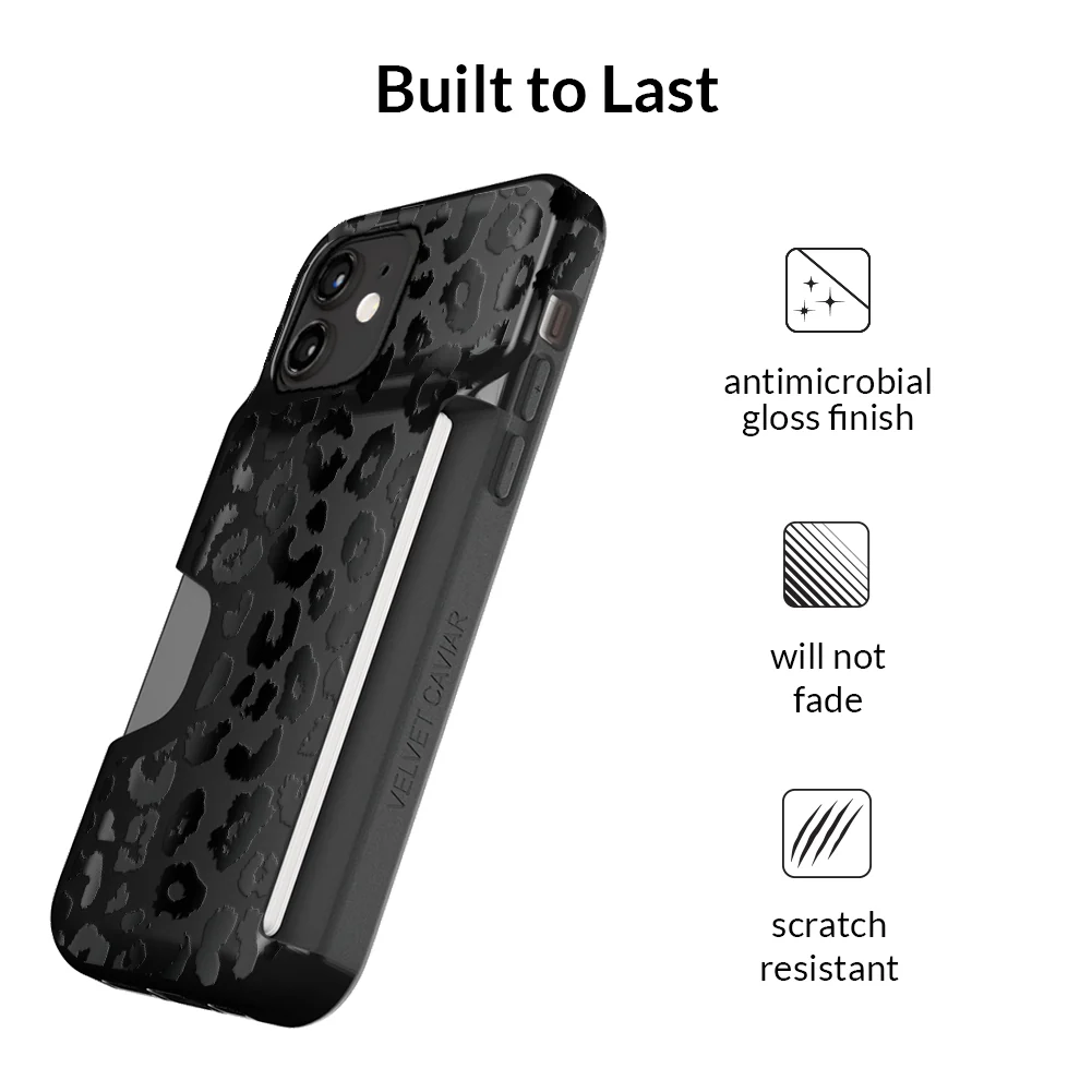 Black Leopard iPhone Wallet Case - Image 21