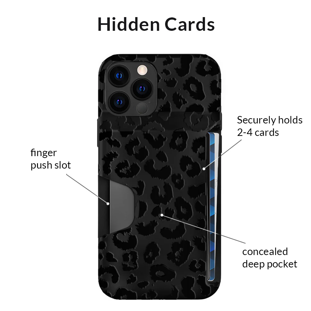 Black Leopard iPhone Wallet Case - Image 38