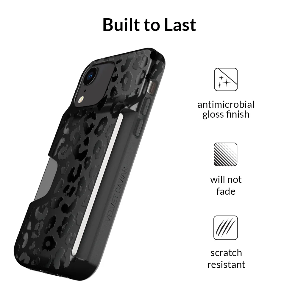 Black Leopard iPhone Wallet Case - Image 63