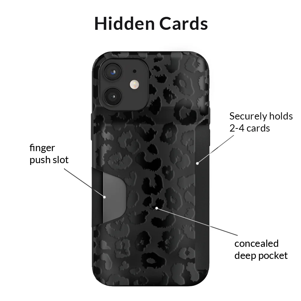 Black Leopard iPhone Wallet Case - Image 66