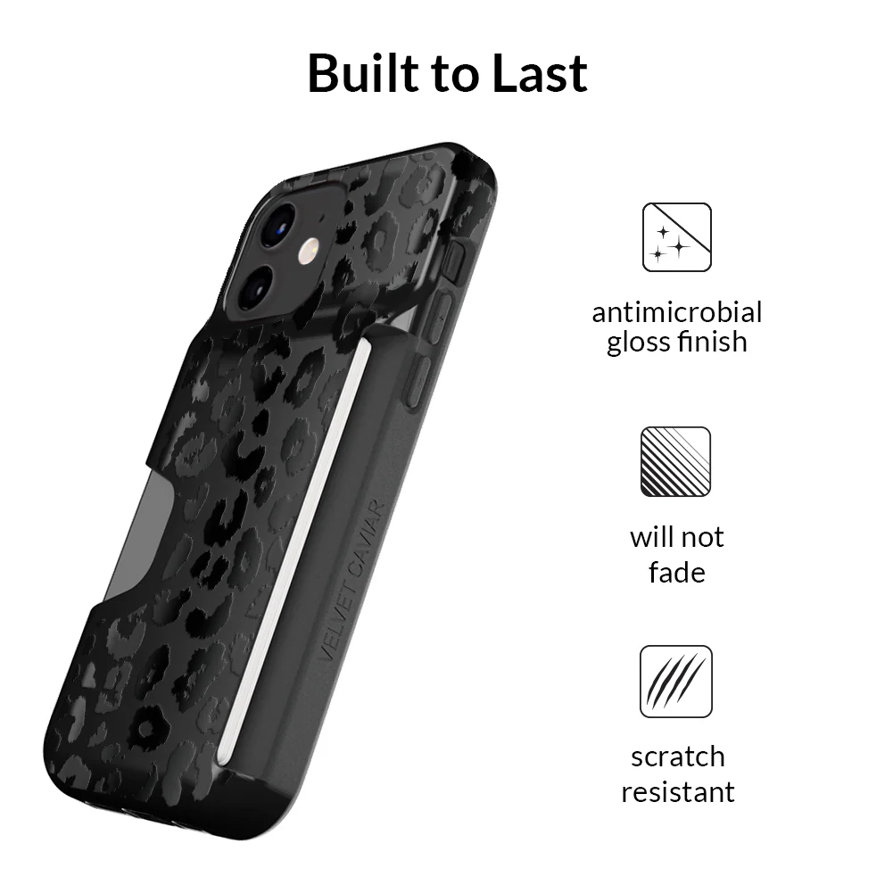 Black Leopard iPhone Wallet Case - Image 70