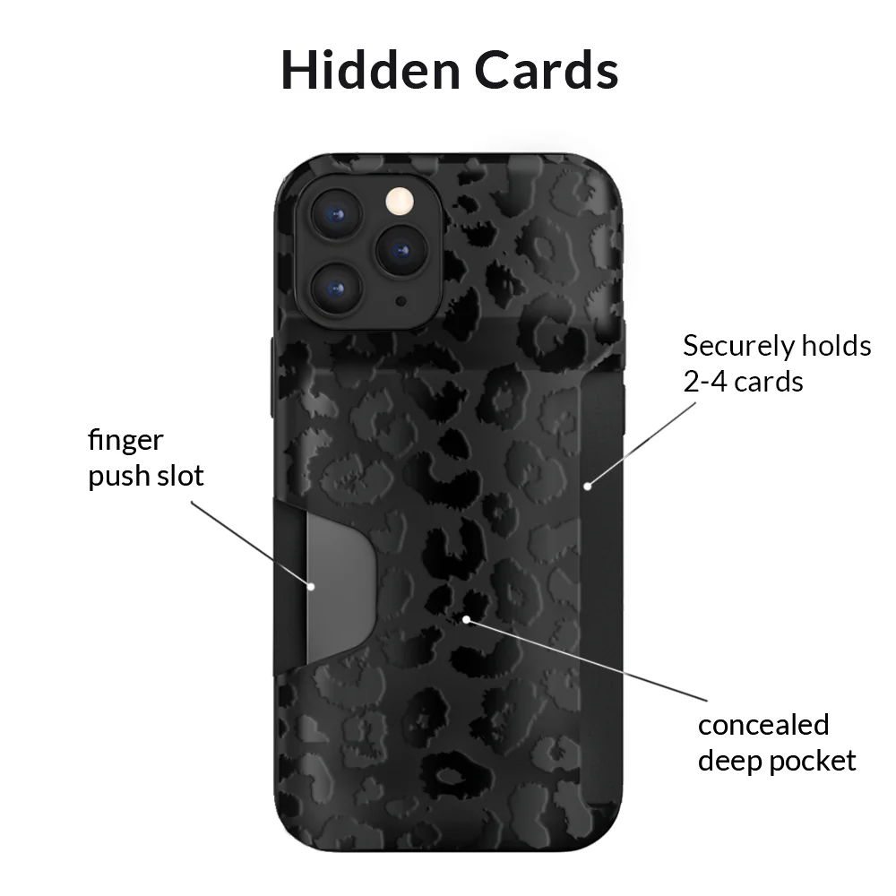 Black Leopard iPhone Wallet Case - Image 73