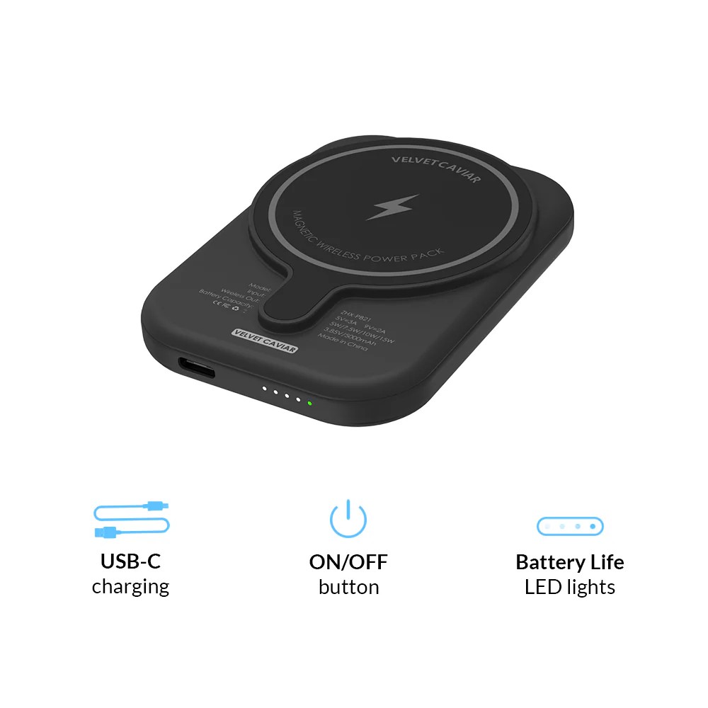 Black MagSafe Battery Power Pack - Image 6
