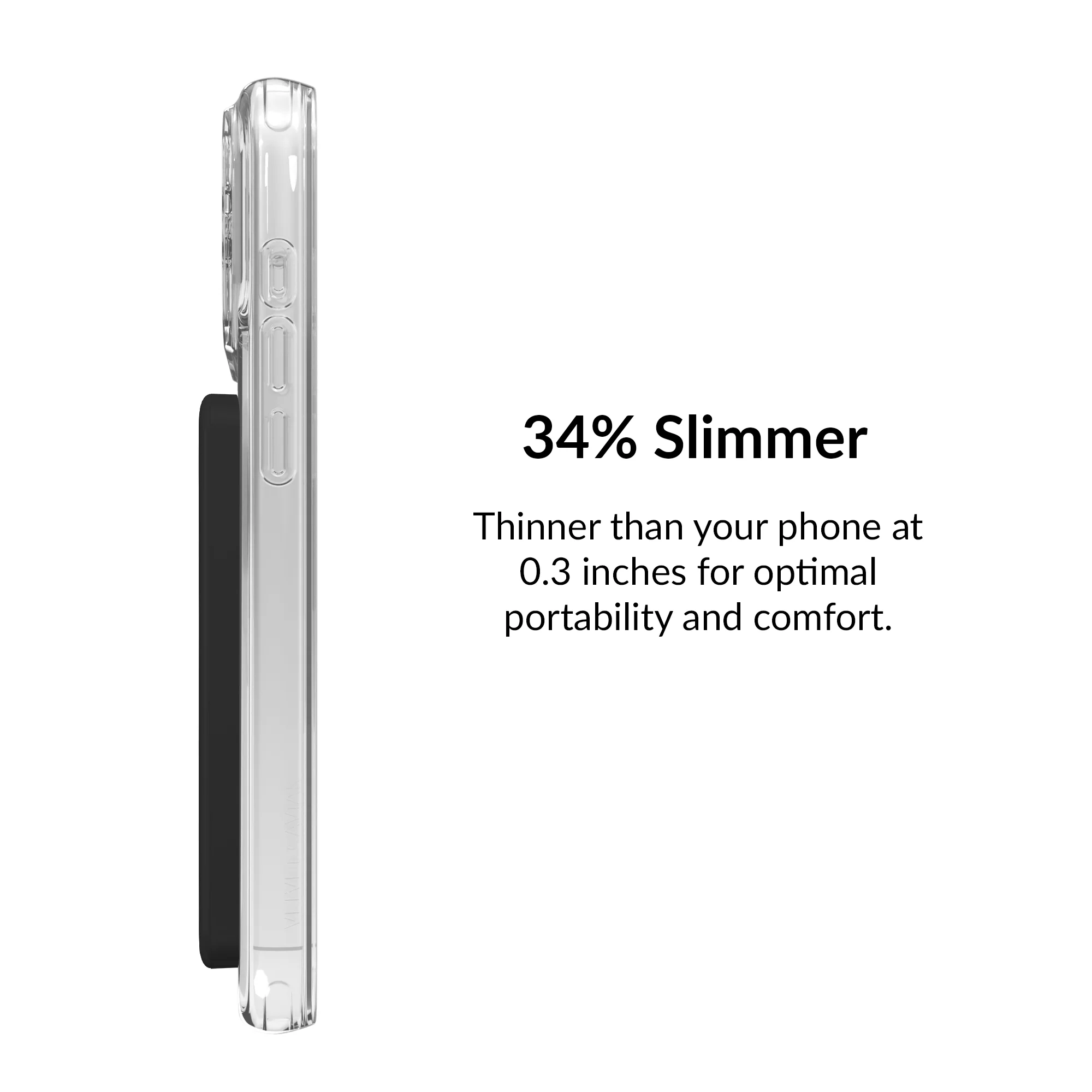Black Slim MagSafe Battery Power Pack - Image 5