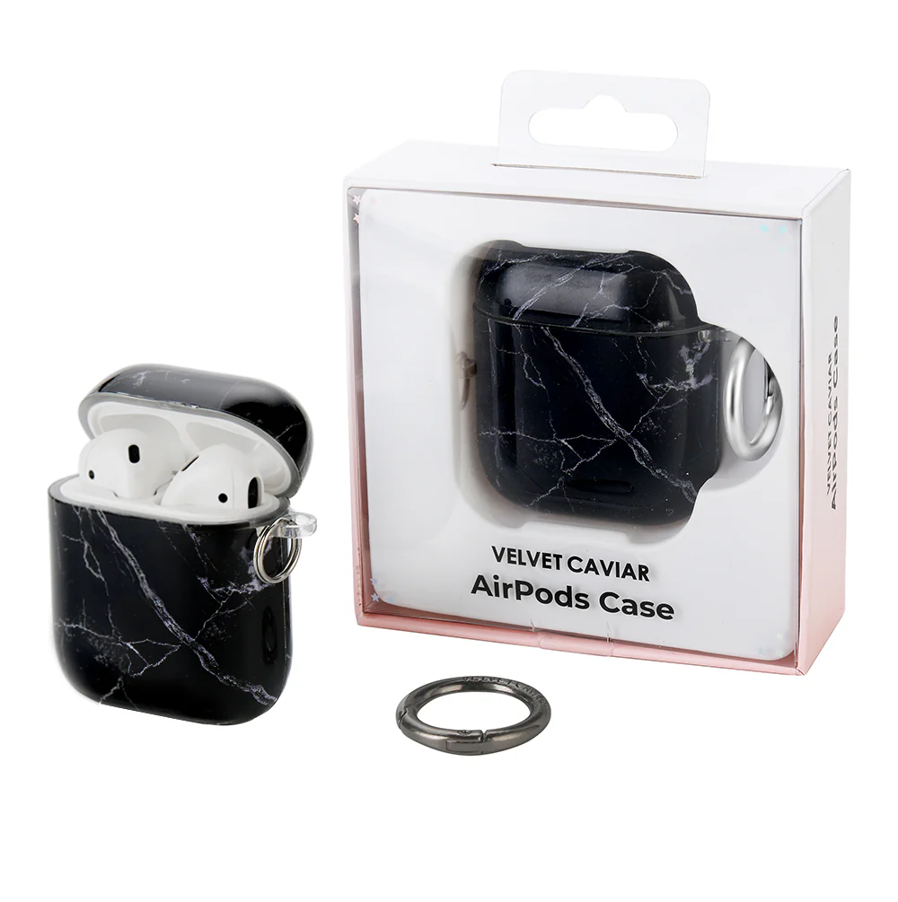 Black Marble Airpods Case - Image 5