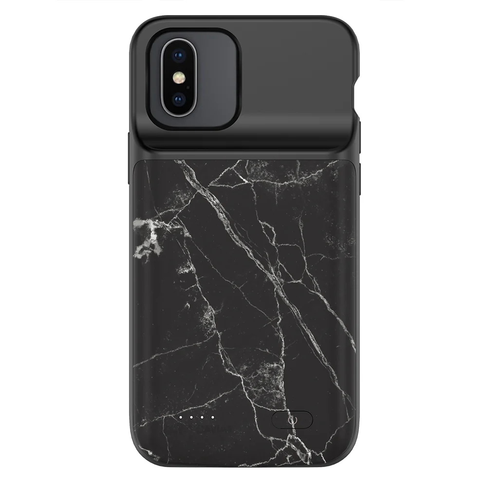 Black Marble iPhone Charging Case - Image 13