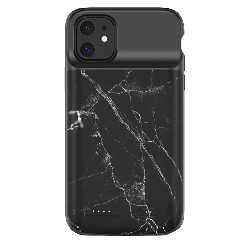 Black Marble iPhone Charging Case - Image 19