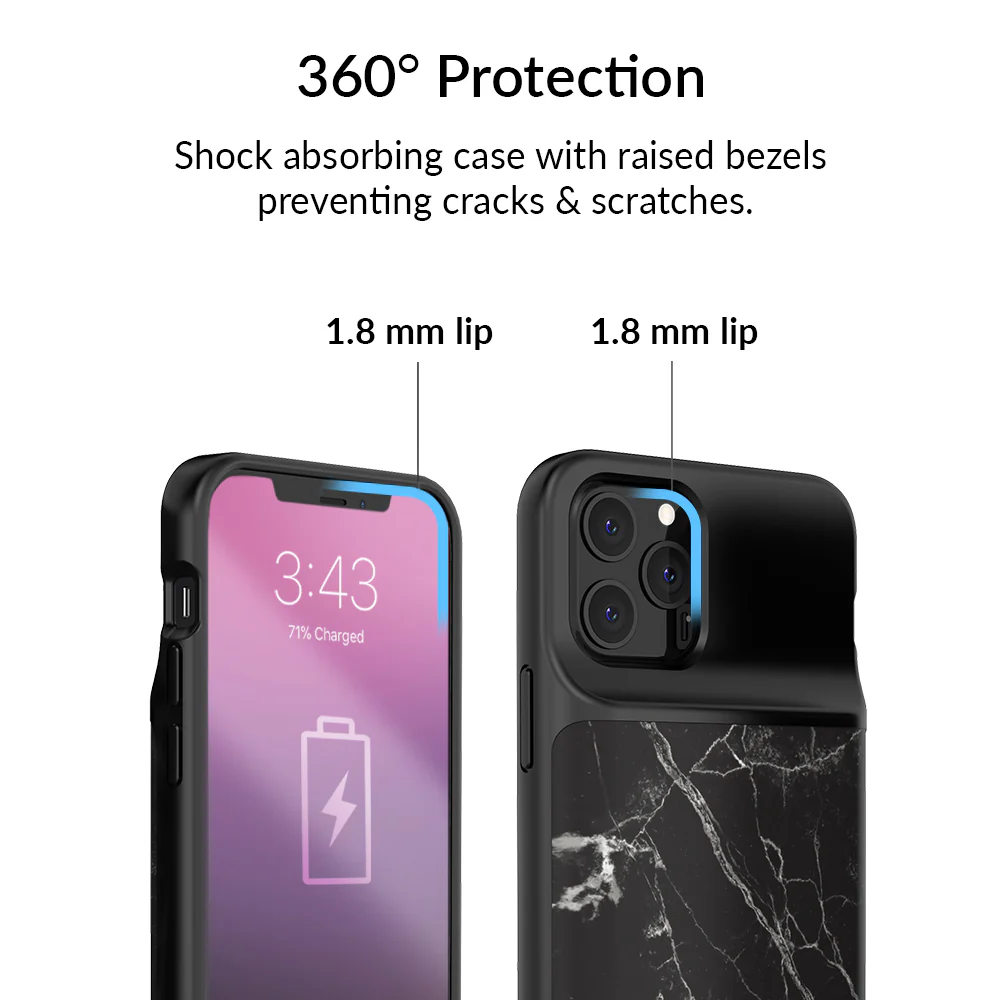 Black Marble iPhone Charging Case - Image 28