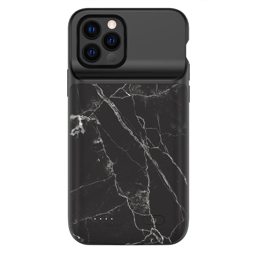 Black Marble iPhone Charging Case - Image 61
