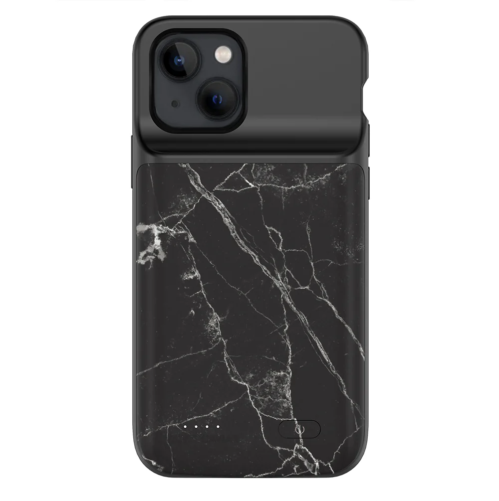 Black Marble iPhone Charging Case - Image 67