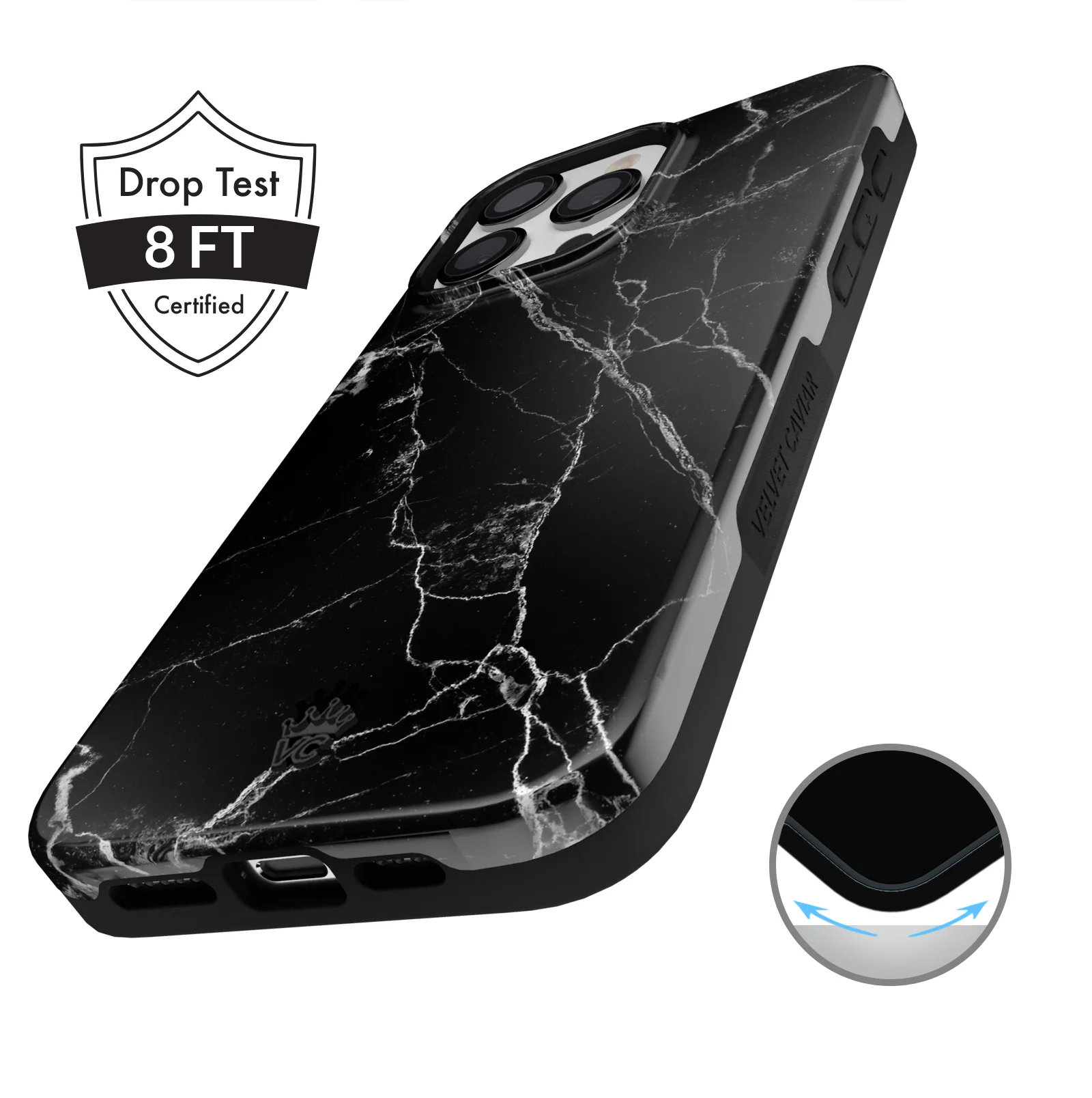 Black Marble iPhone Case - Image 125