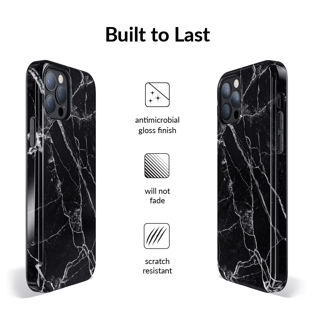 Black Marble iPhone Case - Image 64