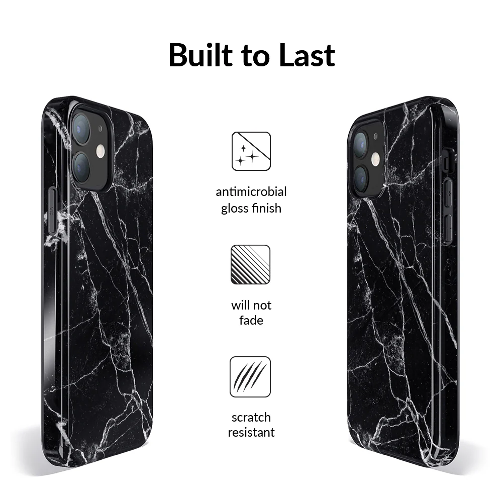 Black Marble iPhone Case - Image 76