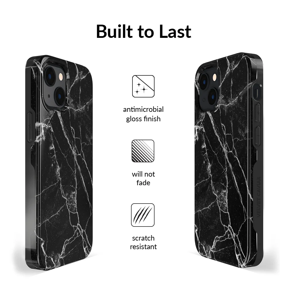Black Marble iPhone Case - Image 88