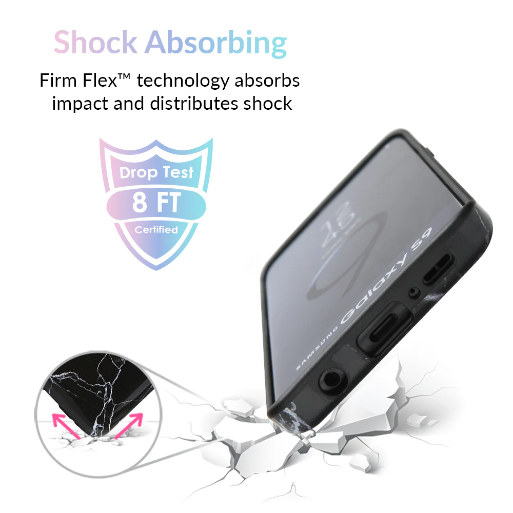 Black Marble Samsung Case - Image 13