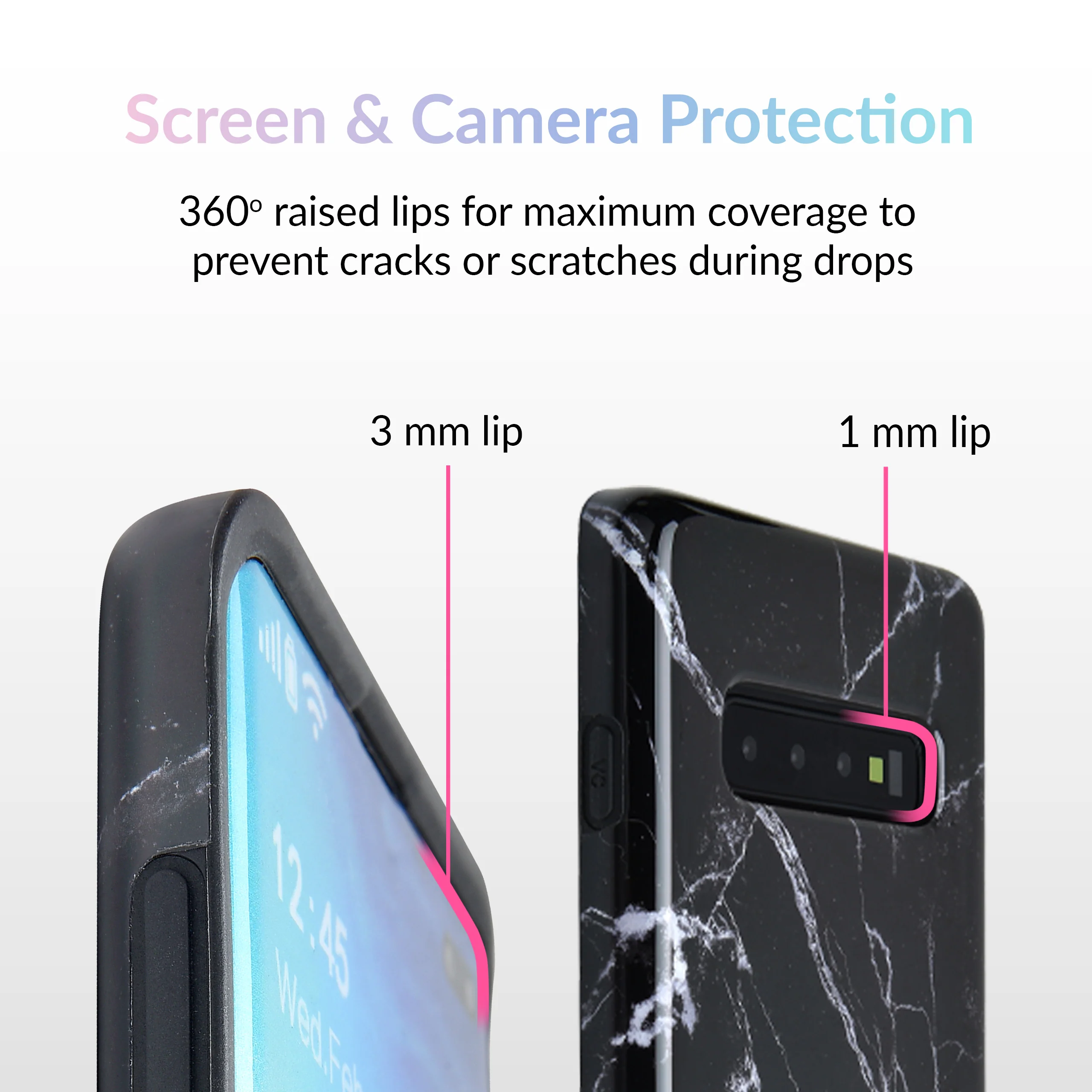 Black Marble Samsung Case - Image 34