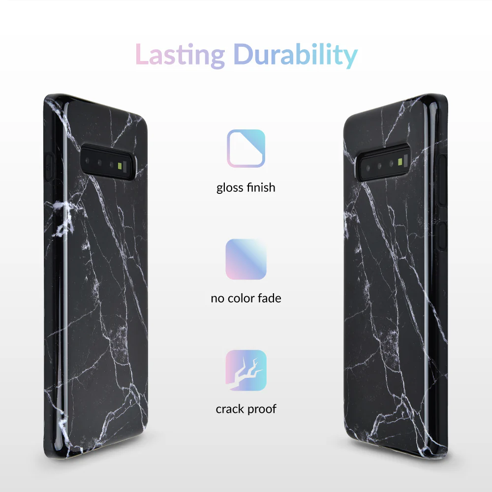 Black Marble Samsung Case - Image 36