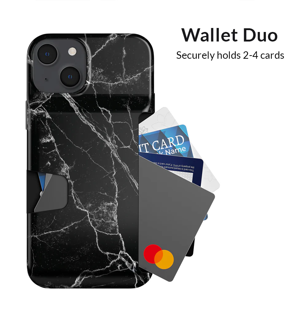 Black Marble Iphone Wallet Case - Image 103