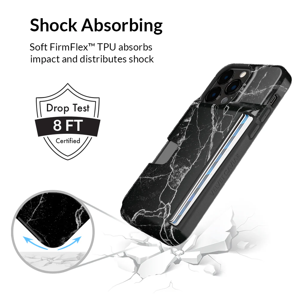 Black Marble Iphone Wallet Case - Image 122