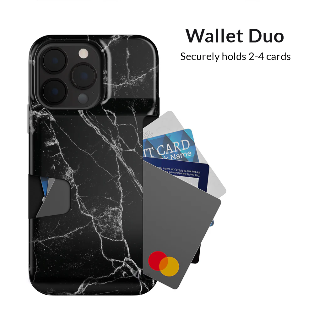 Black Marble Iphone Wallet Case - Image 127