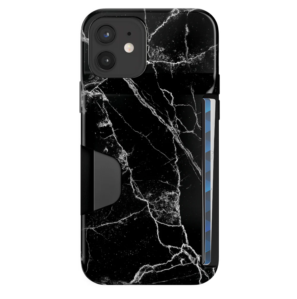 Black Marble Iphone Wallet Case - Image 17